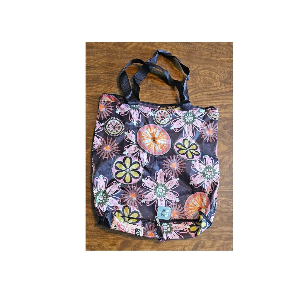 RBG The Tote Bag Susan Yeah I Play Like A Girl Floral Zip Shopping‎ Tote